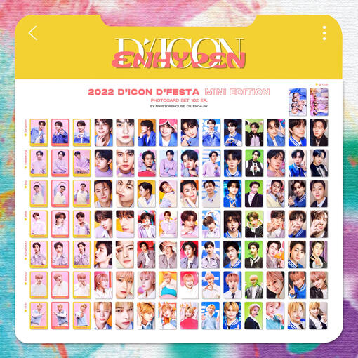 Enhypen Official Dicons Pc